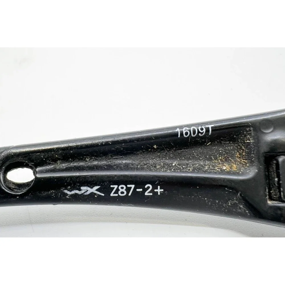 Wiley X Z87-2+ Safety Eyewear Men Black Wrap Frame 63-17-120